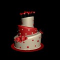 3d render of cake