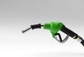 3D Render fuel pump nozzle isolated on Color Background