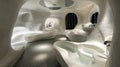 futuristic biomorphic bathroom designs interior