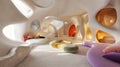 futuristic biomorphic living room designs interior