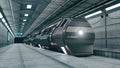Futuristic space train concept Royalty Free Stock Photo
