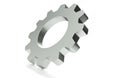 3d render of gear over white background Royalty Free Stock Photo