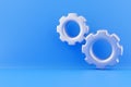 3d render gears. 3d rendering gears. 3d render gear illustration