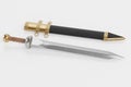 3D Render of Gladius Sword Royalty Free Stock Photo