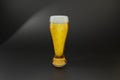 3d render glass of beer