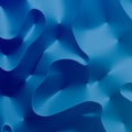 3D render. Graphic art background. Artistic wave effect. Abstract banner. Quality closeup picture. Blue paint illustration. Royalty Free Stock Photo