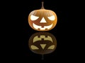 3D render of a halloween pumpkin Royalty Free Stock Photo