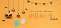 happy halloween with shopping sale this week concept Royalty Free Stock Photo