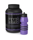 3d render of HMB container with shaker Royalty Free Stock Photo