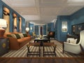 3d render of home interior