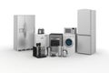 3d render of household appliances Royalty Free Stock Photo