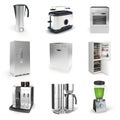 3d render of household appliances Royalty Free Stock Photo