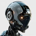 3D render icon A sentient robot icon 3d business