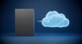 Cloud Data Migration for Secure Transfer: Essential Technology Graphic for IT Professionals. Royalty Free Stock Photo