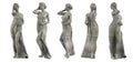 3d render illustration artwork of greek goddess statue Royalty Free Stock Photo