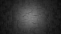 3D render illustration of black dark tiled abstract background. Black and grey squares grunge background. 3D blocks texture Royalty Free Stock Photo
