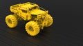 3D rendering - detailed LEGO truck