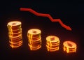 Ethereum coin\'s crash