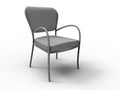 3D render - isolated classic chair