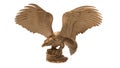 3D rendering - large eagle statue