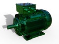 3D rendering - reflective electric motor