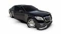 3D render image of a limousine damage