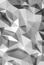 3d render image of trangle abstract white background, Polygonal Pattern