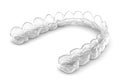 3d render of invisalign removable and invisible retainer Royalty Free Stock Photo