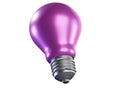 3d render of light bulb on white