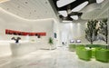 3d render of luxury hotel reception