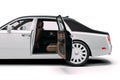 3d render of luxury limousine car Royalty Free Stock Photo