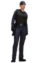 Young Male Police Officer 3d Render
