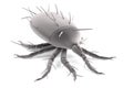 3d render of mite