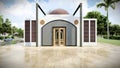 Mosque 3d design using Lumion