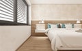 3D Render Modern Bedroom Royalty Free Stock Photo