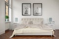 3d render - modern bedroom Royalty Free Stock Photo