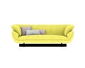 3d render of modern sofa Royalty Free Stock Photo