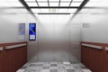 3D render of a modern elevator Royalty Free Stock Photo