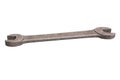 3D render of old and rusty Universal Spanner Wrench isolated on white Royalty Free Stock Photo