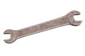 3D render of old and rusty Universal Spanner Wrench isolated on white Royalty Free Stock Photo