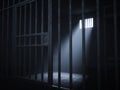 3d render of outside of a prison cell