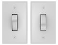 3d Render of a Pair of Light Switches Royalty Free Stock Photo