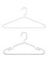 3d Render Pair of Plastic Hangers Royalty Free Stock Photo