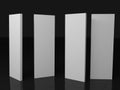 3d render panels 1x3 meters. Mockup.