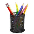 3d render of pencils set Royalty Free Stock Photo