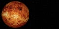 3D render the planet Venus