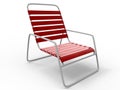 3D render - portable outdoor chair