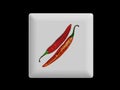 3d render red pepper Royalty Free Stock Photo