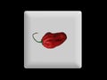 3d render red pepper Royalty Free Stock Photo