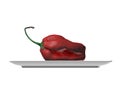 3d render red pepper Royalty Free Stock Photo